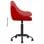 VidaXL Silla de Oficina Terciopelo Rojo Tinto