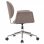 VidaXL Silla de Oficina Giratoria Gris Taupe