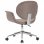 VidaXL Silla de Oficina Giratoria Gris Taupe