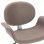 VidaXL Silla de Oficina Giratoria Gris Taupe