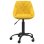 VidaXL Silla de Oficina Terciopelo Amarillo Mostaza