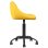 VidaXL Silla de Oficina Terciopelo Amarillo Mostaza
