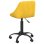 VidaXL Silla de Oficina Terciopelo Amarillo Mostaza