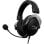 Auriculares HyperX CloudX com fio Jack 3,5 mm para Gaming com cancelamento de ruído e microfone, preto/prata