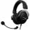 Auriculares HyperX CloudX com fio Jack 3,5 mm para Gaming com cancelamento de ruído e microfone, preto/prata