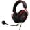 Auricolari HyperX Cloud Alpha con cavo Jack 3,5mm Gaming con Cancellazione Rumore, Nero/Rosso