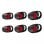 Auriculaires HyperX Cloud Buds sans fil Bluetooth pour musique et appels, micro-câble, rouge/noir