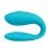 Diversual Omega Vibrador para Parejas Turquesa