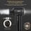 Sèche-cheveux Ionique Professionnel GKL Beauty Onyx Smart 1600W 4 Températures 3 Vitesses LED Noir
