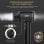 Sèche-cheveux Ionique Professionnel GKL Beauty Onyx Smart 1600W 4 Températures 3 Vitesses LED Noir