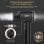 Sèche-cheveux Ionique Professionnel GKL Beauty Onyx Smart 1600W 4 Températures 3 Vitesses LED Noir