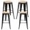 Packs Taburetes Altos - Pack 4 Taburetes Torix Madera Natural - Negro