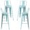 Packs Taburetes Altos - Pack 4 Taburetes Torix Respaldo - Azul cielo