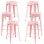 Packs Taburetes Bajos - Pack 6 Taburetes Torix Bajos - Rosa