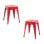 Packs Taburetes Pequeños - Pack 2 Taburetes Torix Pequeños - Rojo