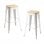 Packs Taburetes Altos - Pack 2 Taburetes Torix Madera Natural - Blanco