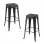 Packs Taburetes Altos - Pack 2 Taburetes Torix Vintage - Negro vintage