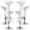 Packs Taburetes Altos - Pack 6 Taburetes Madison - Blanco