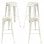 Packs Taburetes Altos - Pack 4 Taburetes Torix Vintage - Blanco vintage
