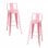 Packs Taburetes Altos - Pack 2 Taburetes Torix Respaldo - Rosa