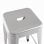 Packs Taburetes Altos - Pack 6 Taburetes Torix Altos - Gris metalizado