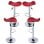 Packs Taburetes Altos - Pack 4 Taburetes Rox - Rojo