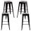 Packs Taburetes Altos - Pack 4 Taburetes Torix Altos - Negro