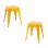 Packs Taburetes Pequeños - Pack 2 Taburetes Torix Pequeños - Amarillo