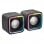 Mars Gaming MSCUBE Colunas Gaming RGB DSP 8W Pretas