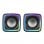 Mars Gaming MSCUBE Colunas Gaming RGB DSP 8W Pretas