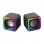 Mars Gaming MSCUBE Colunas Gaming RGB DSP 8W Pretas