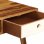 Scrivania VidaXL in legno massello di sheesham