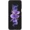 Capa para telemóvel Samsung Leather Cover Couro Preto Resistente a Riscos Galaxy Z Flip3 5G