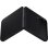 Capa para telemóvel Samsung Leather Cover Couro Preto Resistente a Riscos Galaxy Z Flip3 5G