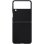 Capa para telemóvel Samsung Leather Cover Couro Preto Resistente a Riscos Galaxy Z Flip3 5G