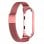 Cinturino in metallo rosa freddo per Xiaomi Mi Band 5/6/7 /Amazfit Band 5