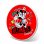 Cool Dock Universal Qi Base de chargeur sans fil Chargement rapide Licence Disney Rouge