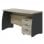 Habitdesign Stil Buc Mesa de Escritorio 3 Cajones Gris
