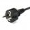Equip Cavo di Alimentazione Trebol Schuko a C5 Maschio/Femmina 3m Nero