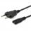 Equip Câble d'alimentation C7 vers 2 broches mâle/femelle 1,8 m noir