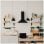 Universal Blue Everest 4060B Campana Decorativa 60cm Negra