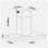 Universal Blue Kenia 4060 Campana Decorativa 60cm Cristal Negro