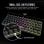 Corsair K65 Mini Teclado Mecánico Gaming RGB Switch Cherry MX Red Negro