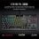 Corsair K70 RGB TKL Champion Series Commutateur de clavier de jeu mécanique Cherry MX Rouge Noir