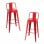 Packs Taburetes Altos - Pack 2 Taburetes Torix Respaldo - Rojo