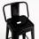 Packs Taburetes Altos - Pack 6 Taburetes Torix Respaldo - Negro