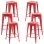 Packs Taburetes Bajos - Pack 6 Taburetes Torix Bajos - Rojo