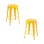 Packs Taburetes Bajos - Pack 2 Taburetes Torix Bajos - Amarillo