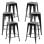 Packs Taburetes Bajos - Pack 6 Taburetes Torix Bajos - Negro
