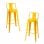 Packs Taburetes Altos - Pack 2 Taburetes Torix Respaldo - Amarillo